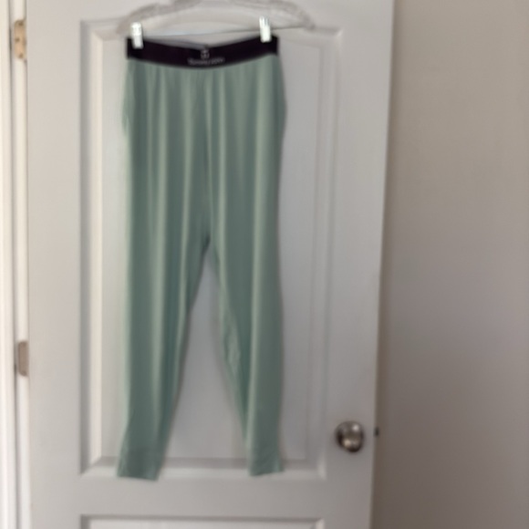 NWOT Tommy John 3 pc-Cream Sweatshirt(S) Black/White pants(S) Green pants(M) - Picture 5 of 12